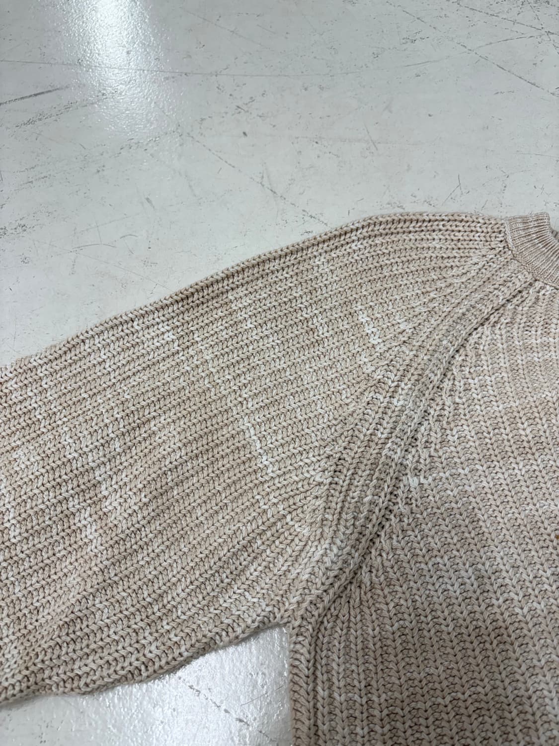 90’s  LL Bean Cotton Waffle fisherman Kn 상품이미지2