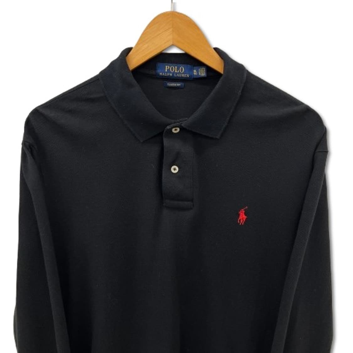 폴로 랄프로렌 클래식 핏 블랙 카라 셔츠 상품이미지3