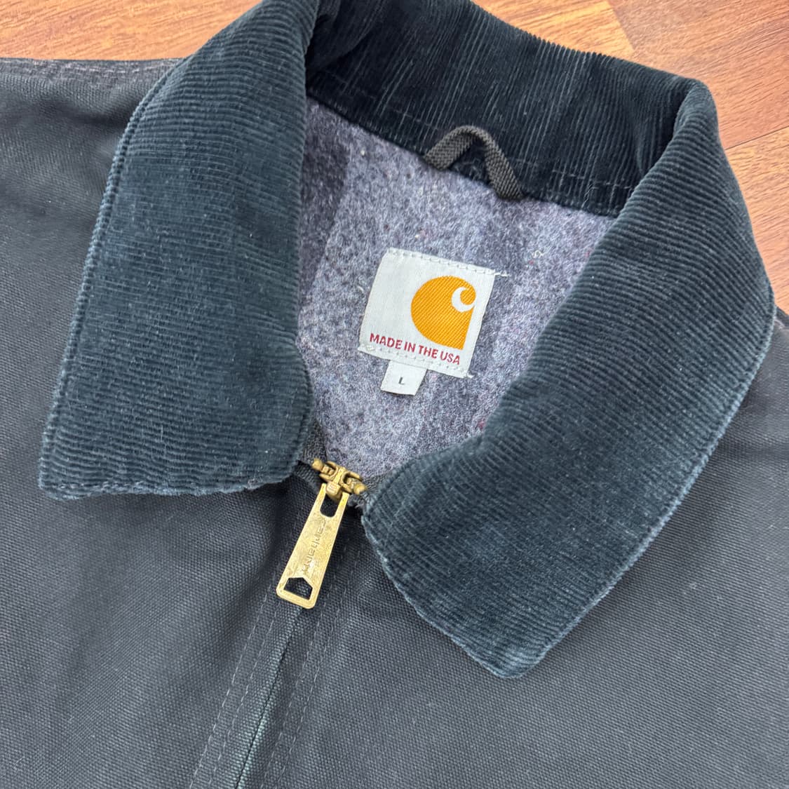 L(105) 칼하트 USA 디트로이트 블랙 자켓  상품이미지8