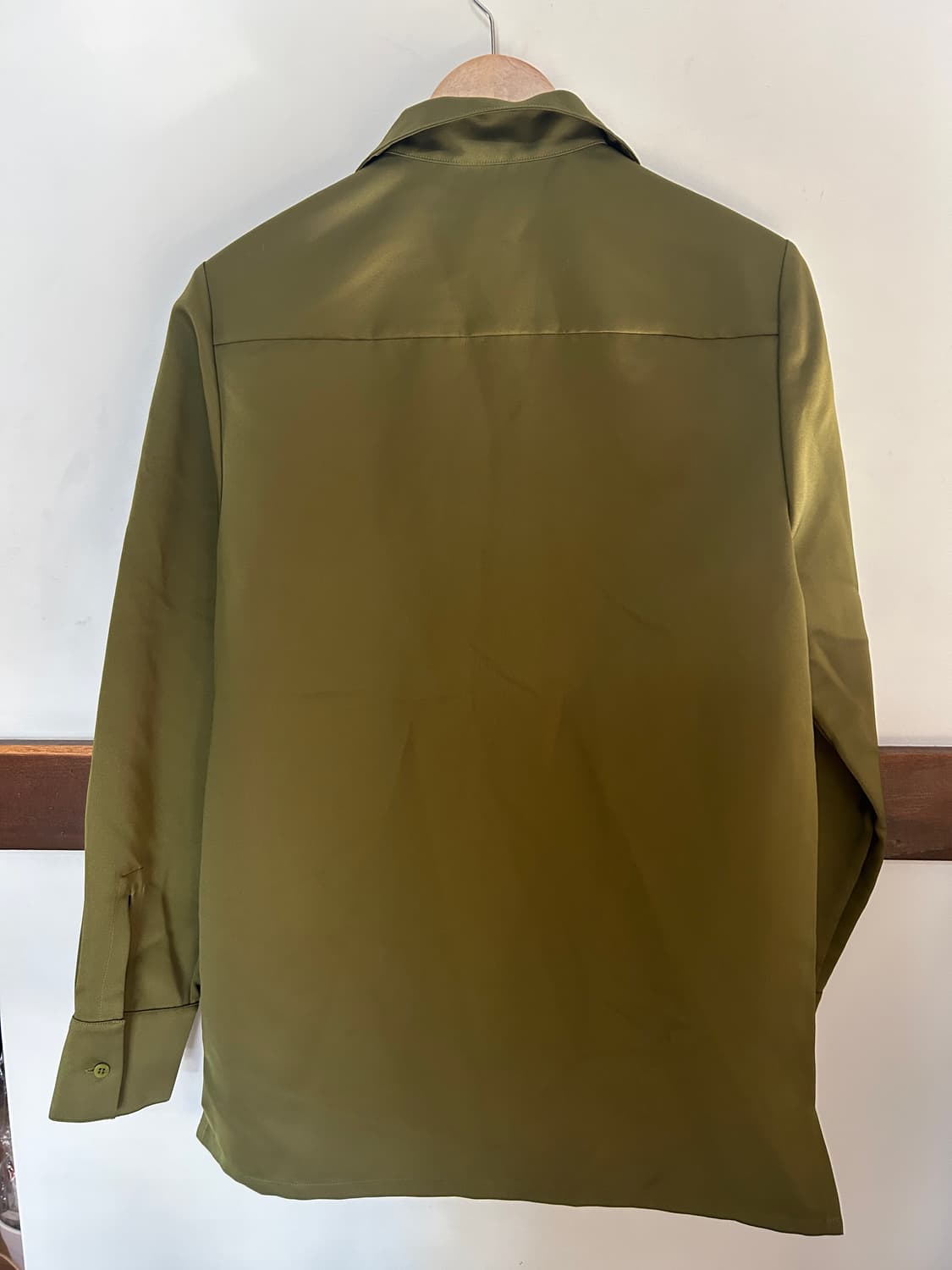 Cos green satin jacket 상품이미지6