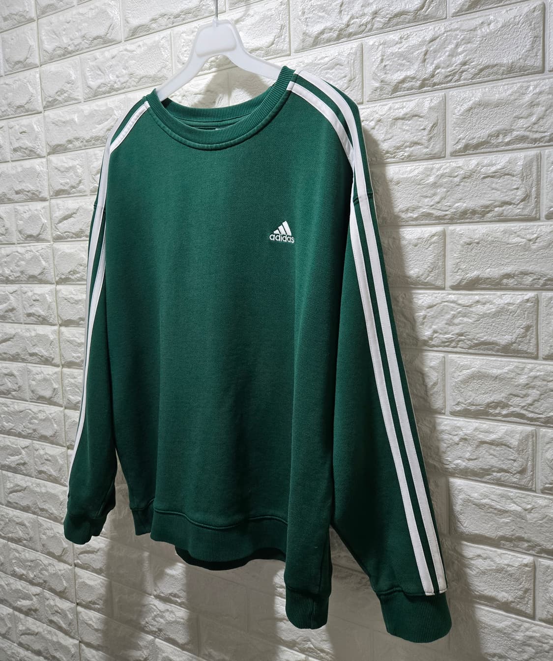 아디다스 우먼스 3S 스웨트셔츠 맨투맨 L 상품이미지4