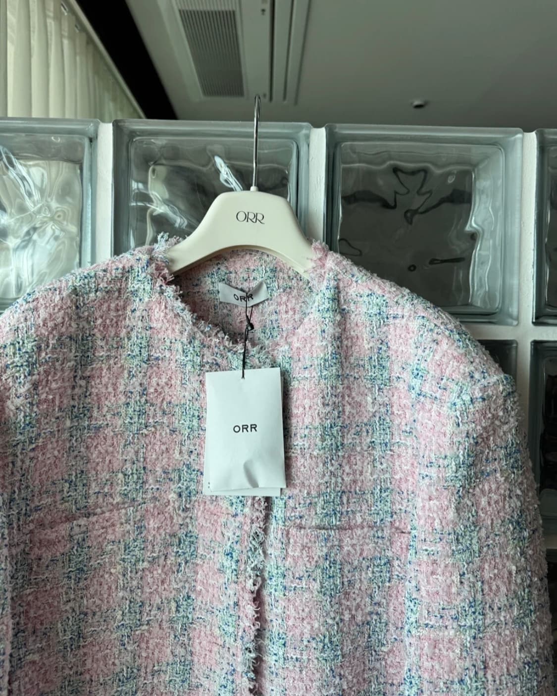 ORR 핑크 트위드 자켓 상품이미지3