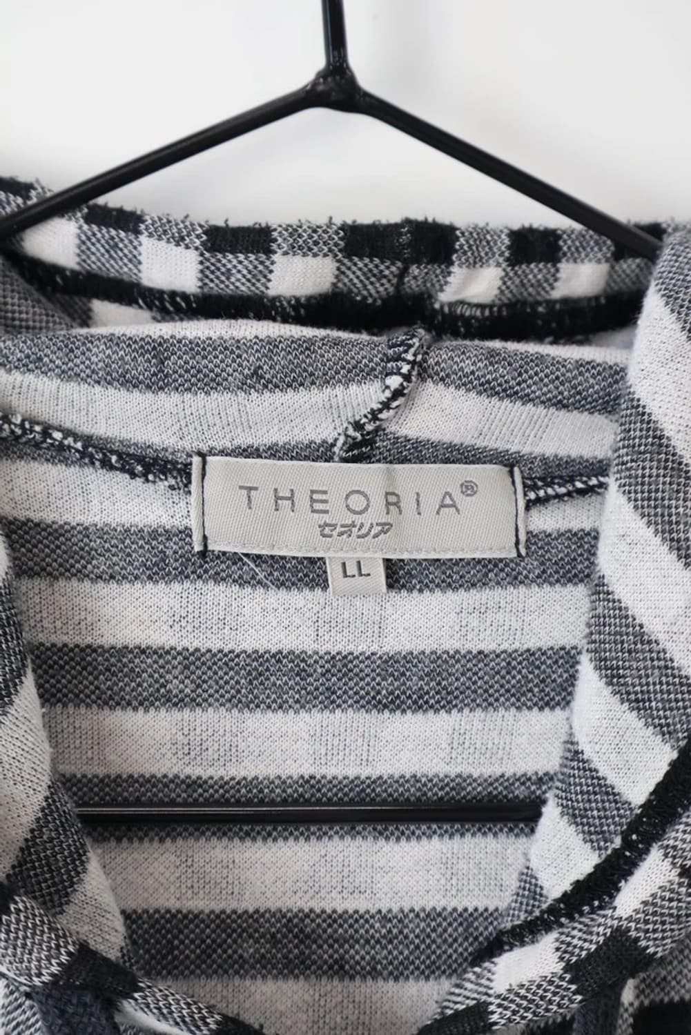 Theoria Check Pattern Zip Hoodie 상품이미지6