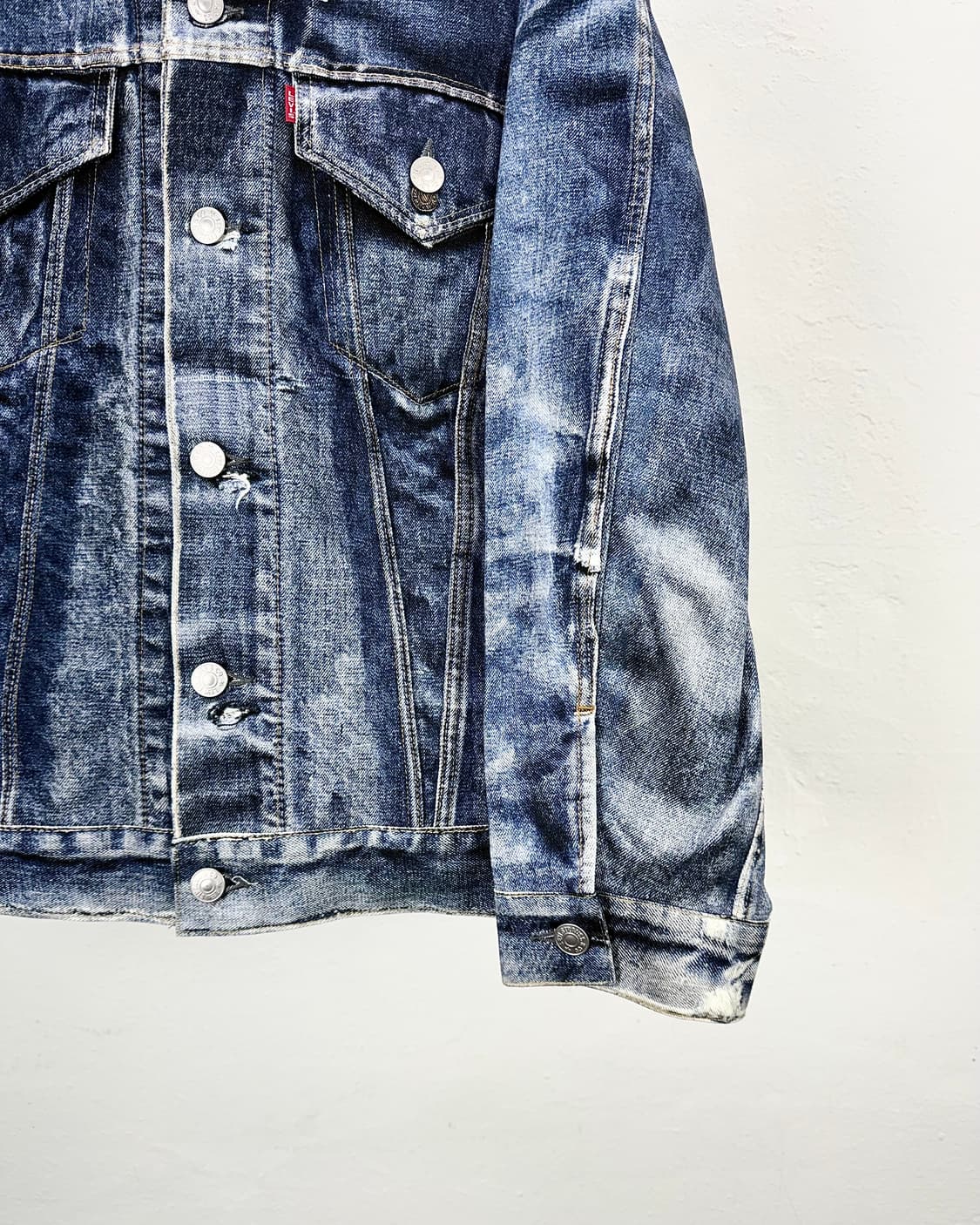 준야 와타나베 x 리바이스 x 베르베르진 25ss 트롱프뢰유 데님 자켓 상품이미지6