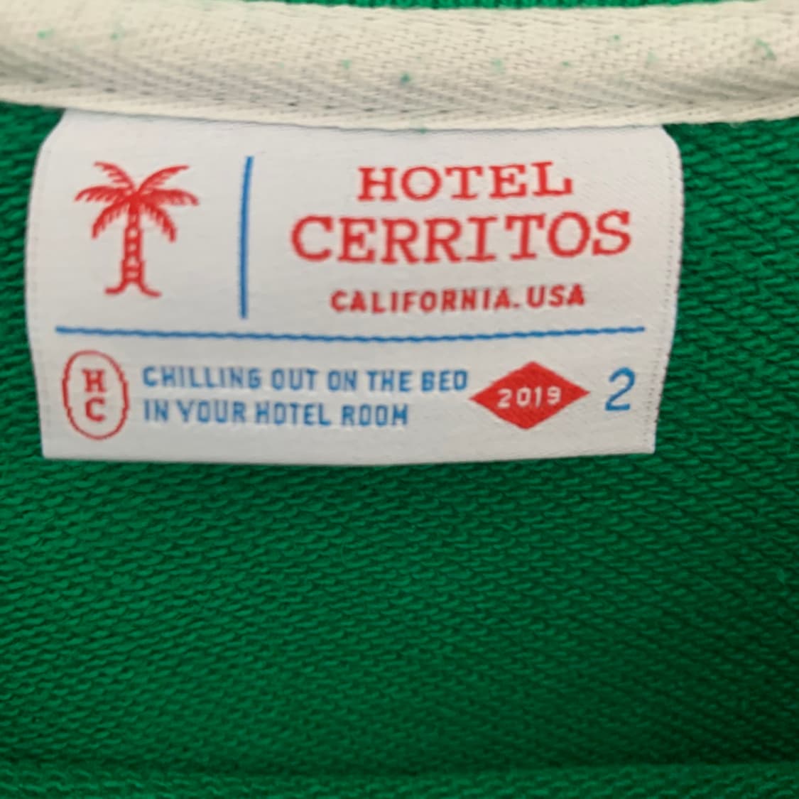 2 호텔세리토스 LA 헤비 코튼 스웻셔츠 맨투맨 상품이미지6