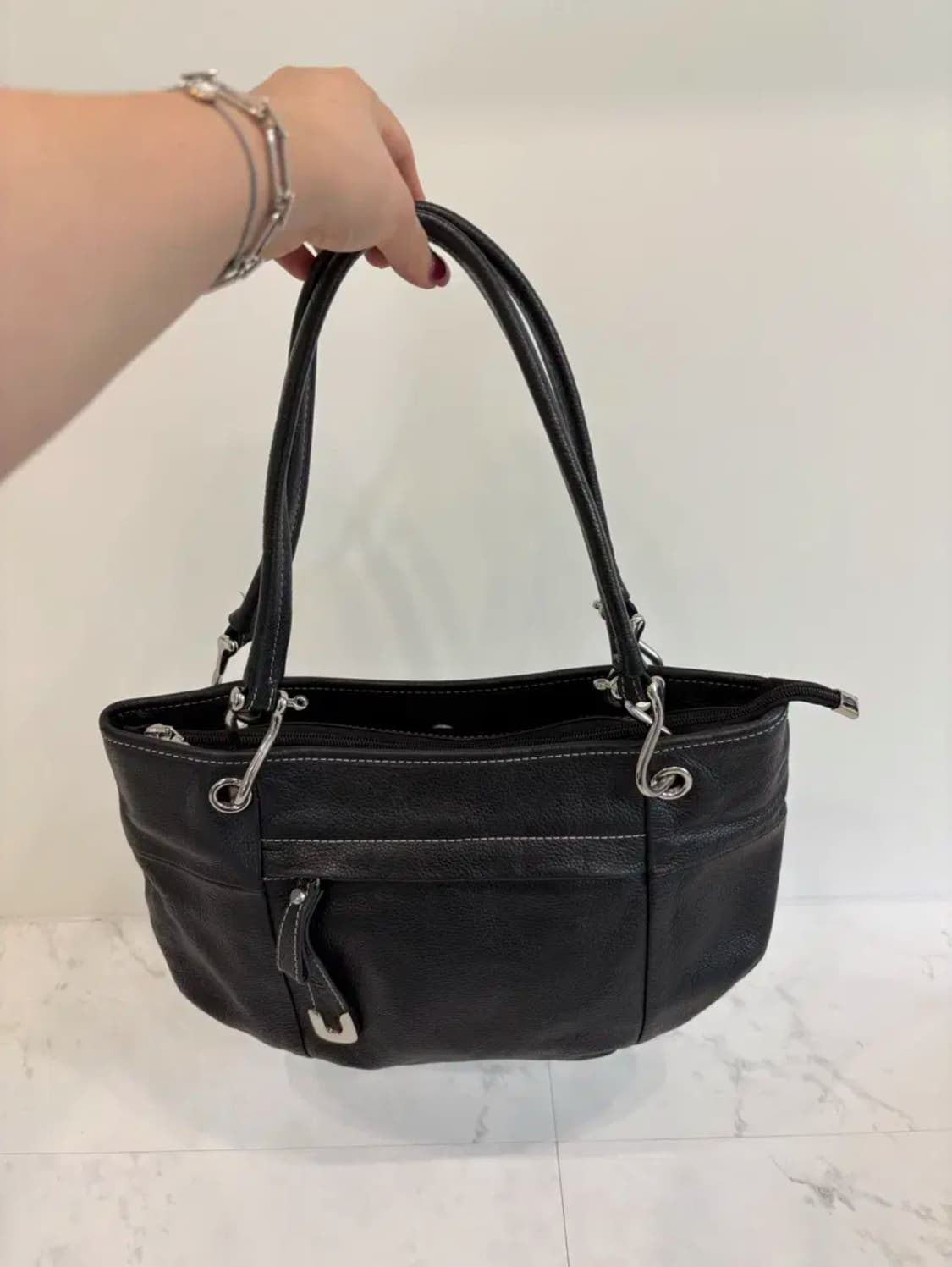 elegance 스티치숄더백 상품이미지2