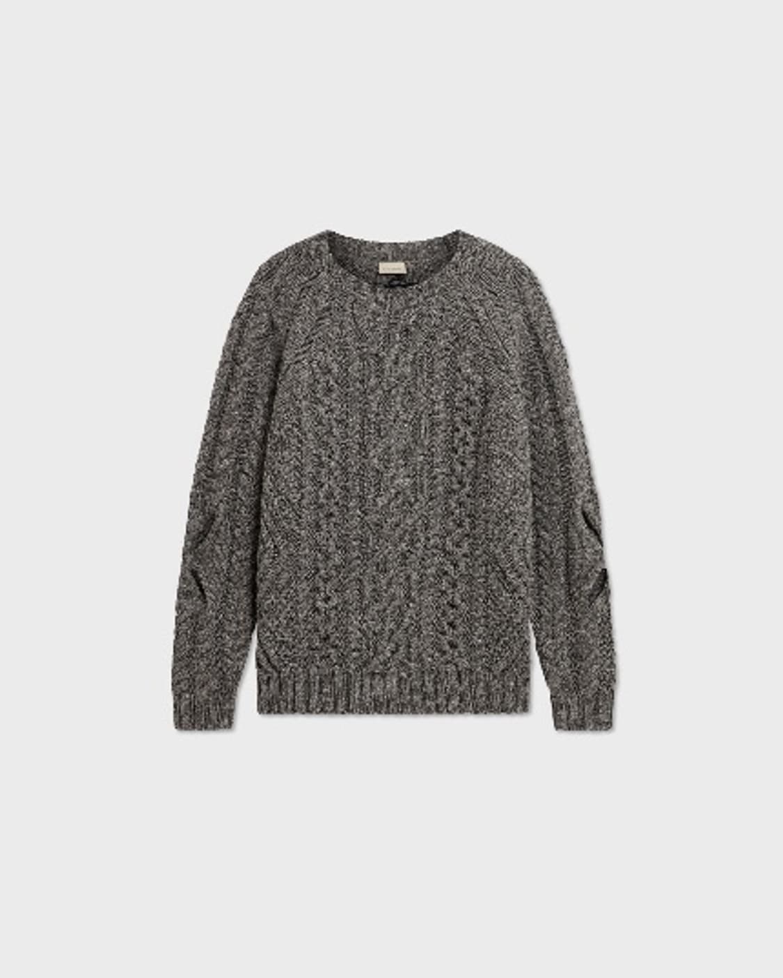 스테판쿡 케이블 니트 스웨터 그레이 상품이미지1