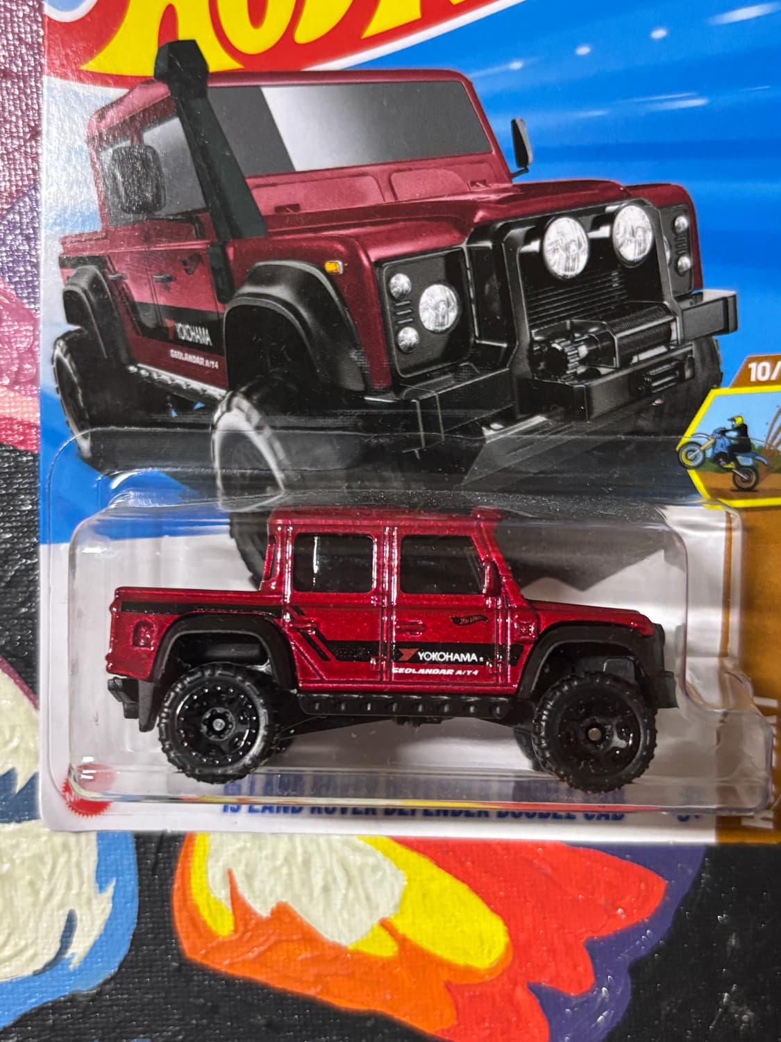 미개봉) 랜드로버 디펜더 더블 캡 핫휠 다이캐스트 인테리어 소품 상품이미지5