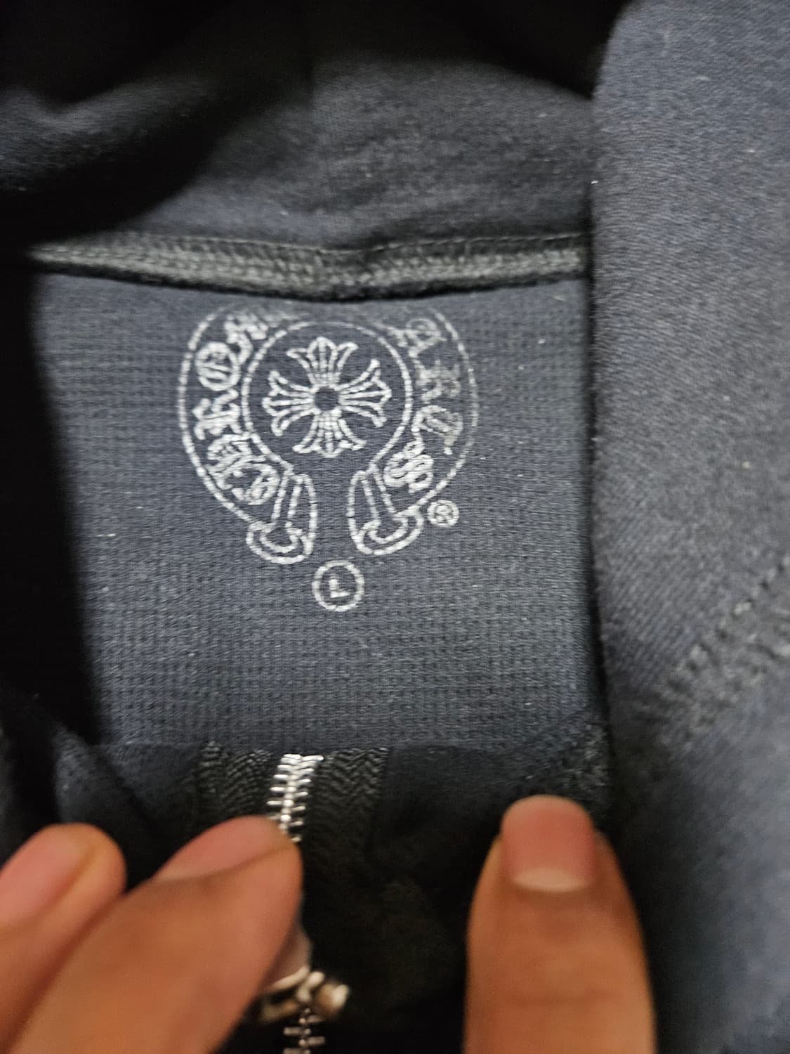 [L] 크롬하츠 헤비웨이트 홀스슈 플로랄 후드집업 상품이미지7