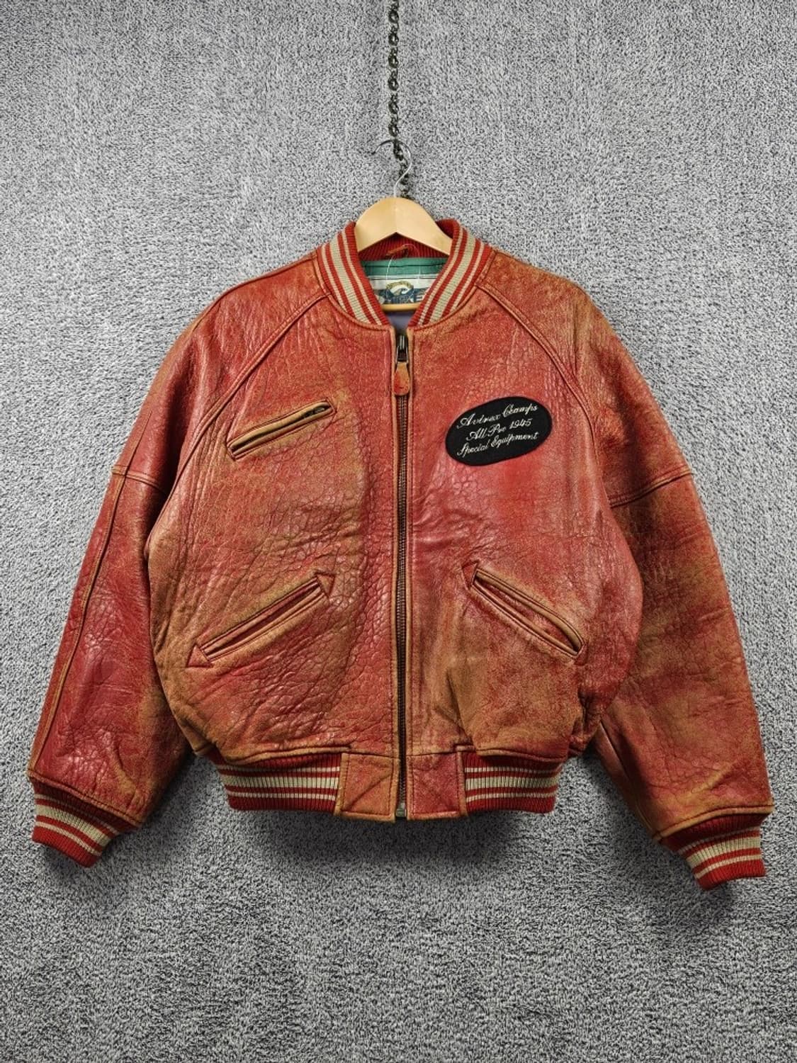 아비렉스 올프로 챔스 홀스하이드 가죽 봄버 자켓 ( M ) / 11110 상품이미지2