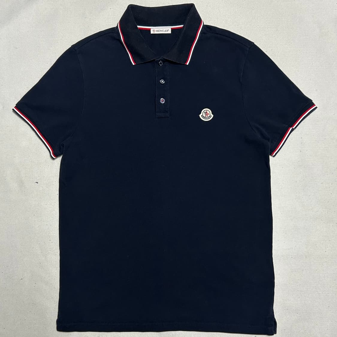 🫶🏻 몽클레어 Navy 카라 반팔티 🫶🏻 상품이미지1