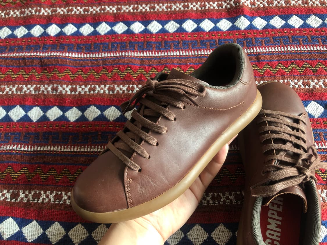 캠퍼 브라운 가죽 스니커즈 39/250 상품이미지1