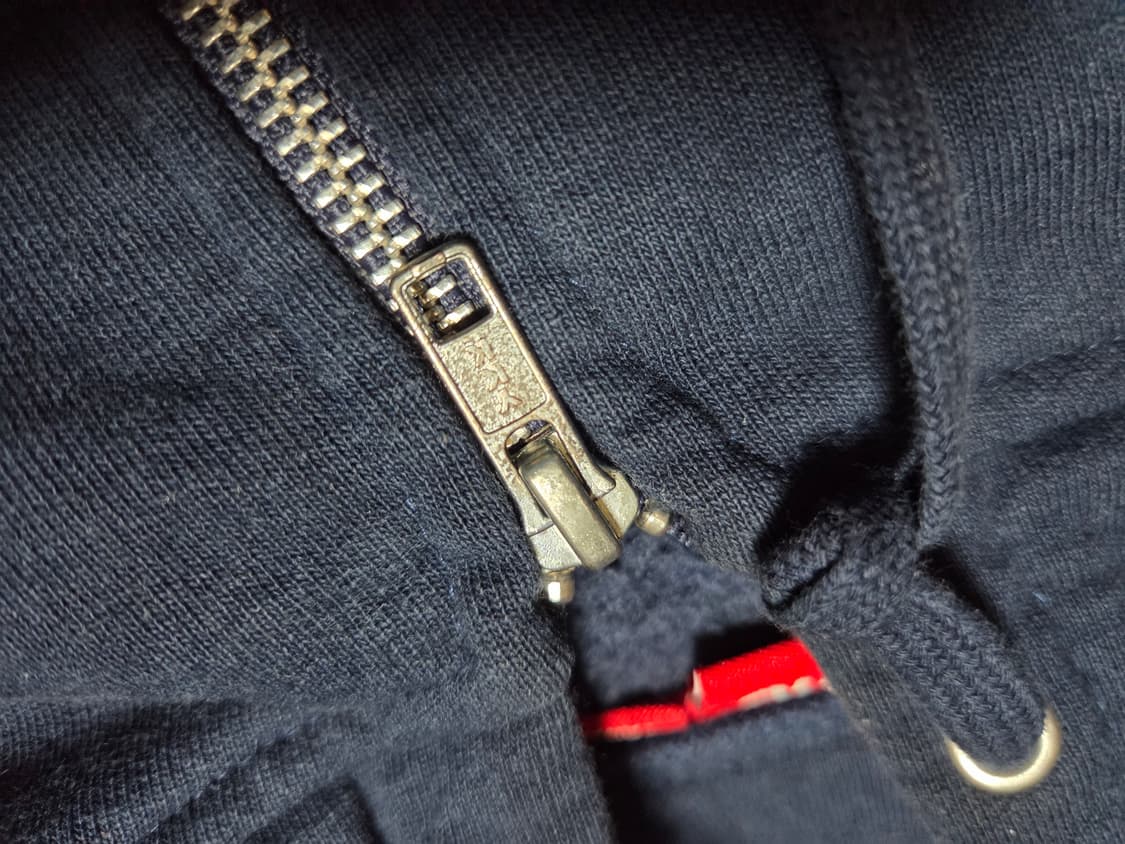 슈프림 s로고 후드집업 네이비 상품이미지3