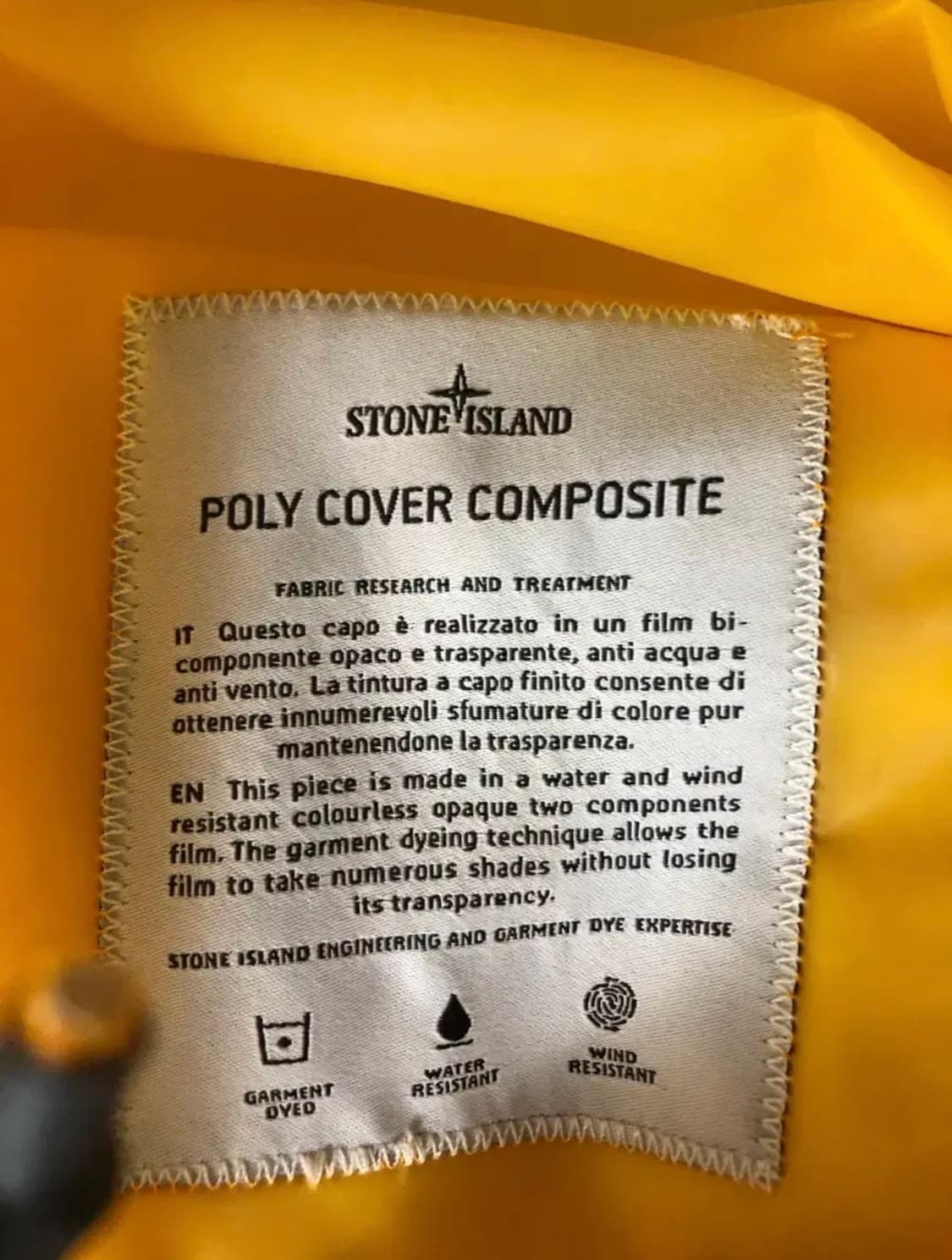스톤아일랜드X슈프림 폴리 커버 아노락 상품이미지5