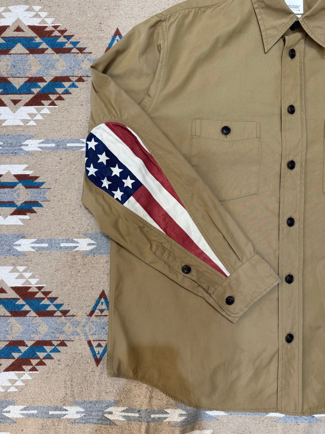 [3][L] visvim 비즈빔 USM 알바코어 셔츠 베이지 상품이미지3