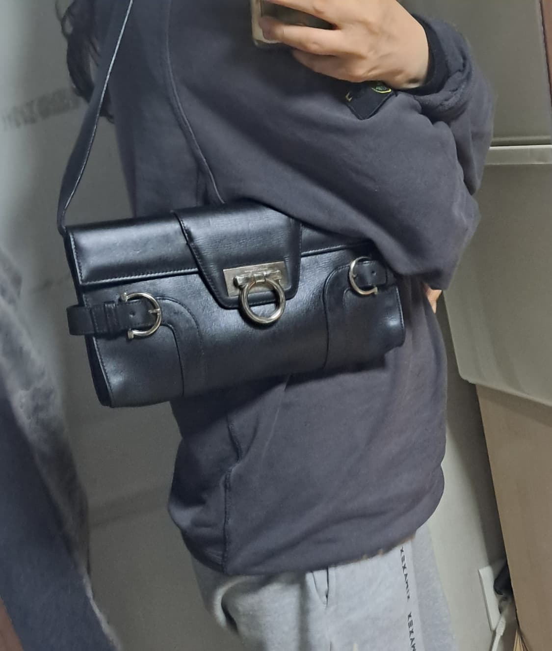 정품 페라가모 간치니 백 숄더백 가방 상품이미지10