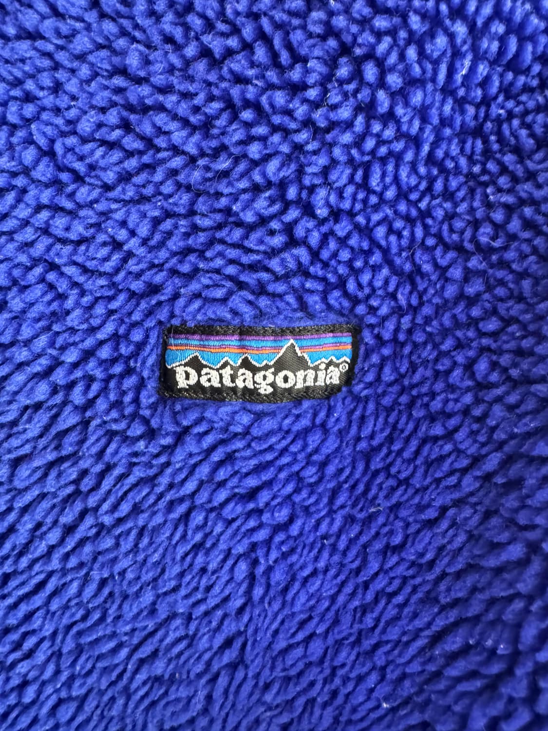 L 파타고니아 90s USA 레트로 딥 파일 베스트 잉크 블루 퍼플 상품이미지2