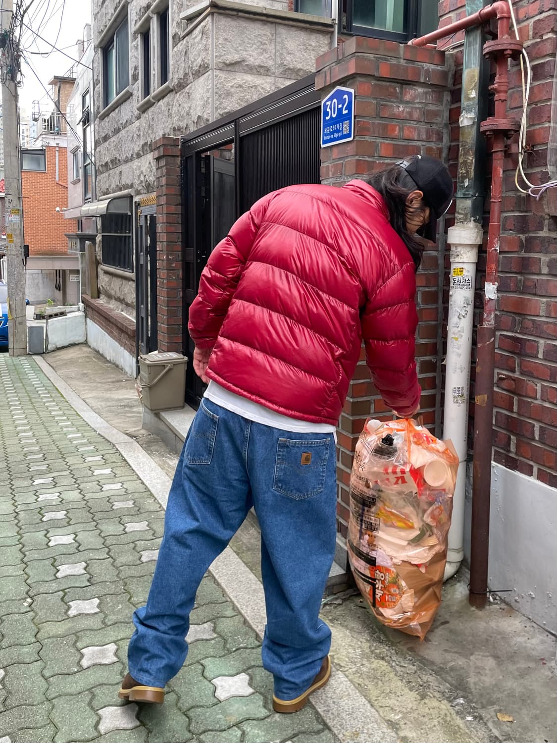 Carhartt 칼하트Relaxed Fit 데님팬츠 상품이미지1