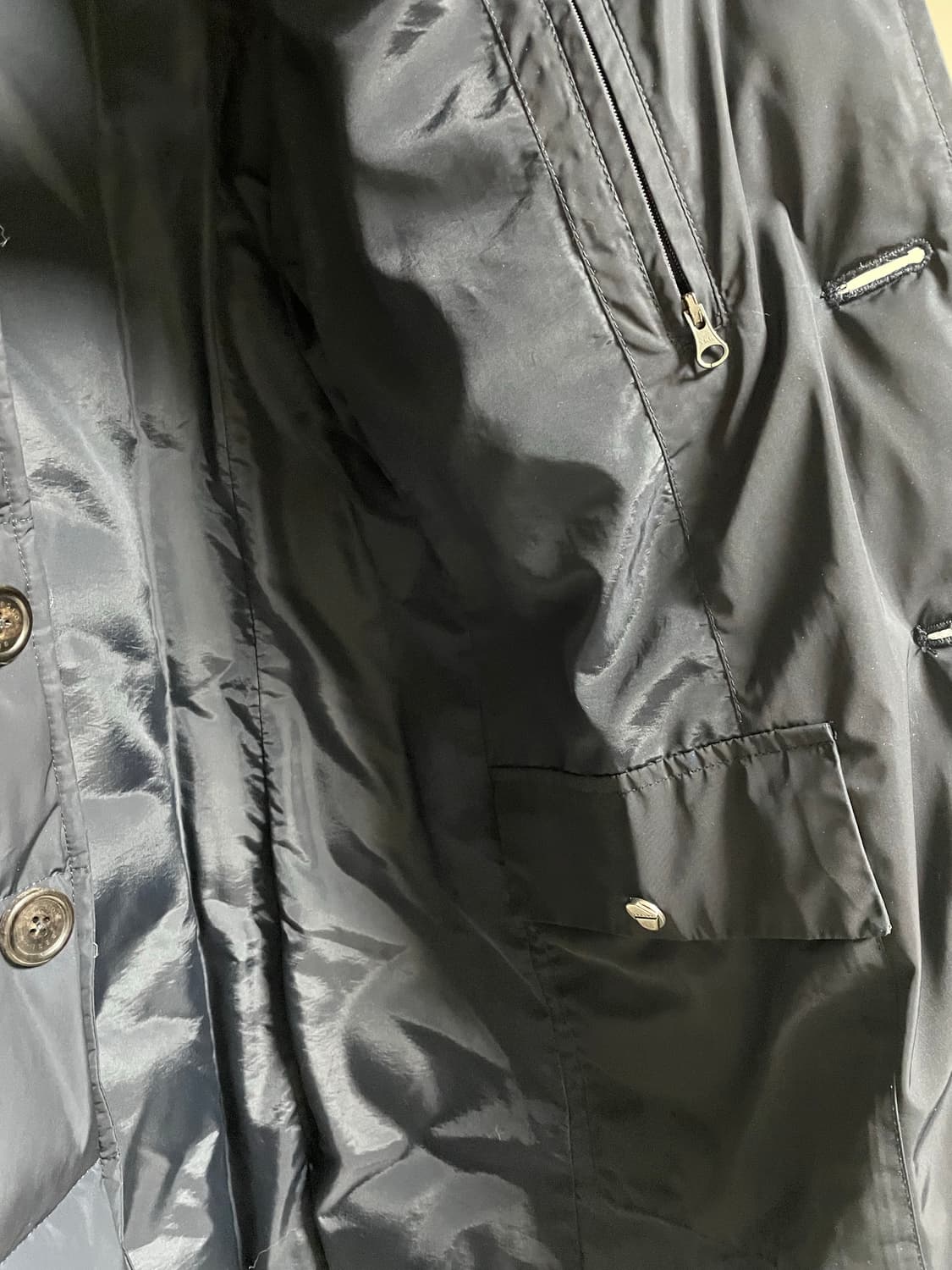 BESLOW 남성 네이비 패딩 코트 100 상품이미지5