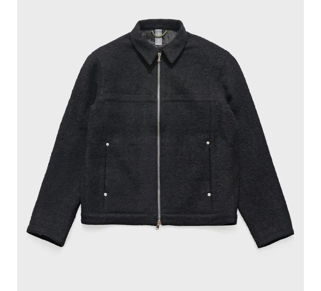 (새상품) 언어펙티드 UNAFECTED 울 헤링본 트러커 자켓 상품이미지9