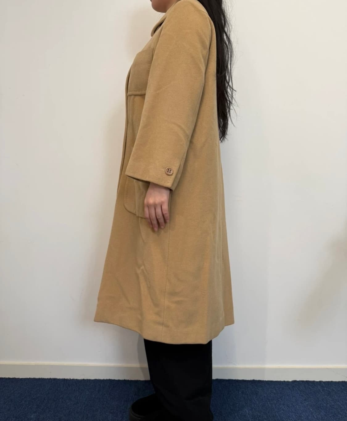 MaxMara 캐시미어 코트 베이지 상품이미지7