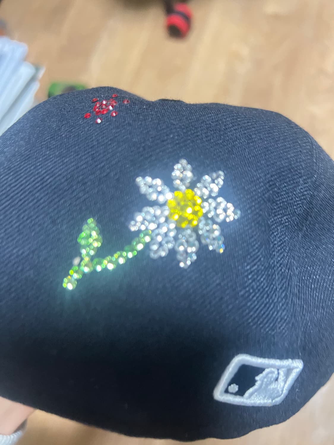 뉴에라 59fifty 스와로브스키 큐빅 커스텀 758사이즈 상품이미지3