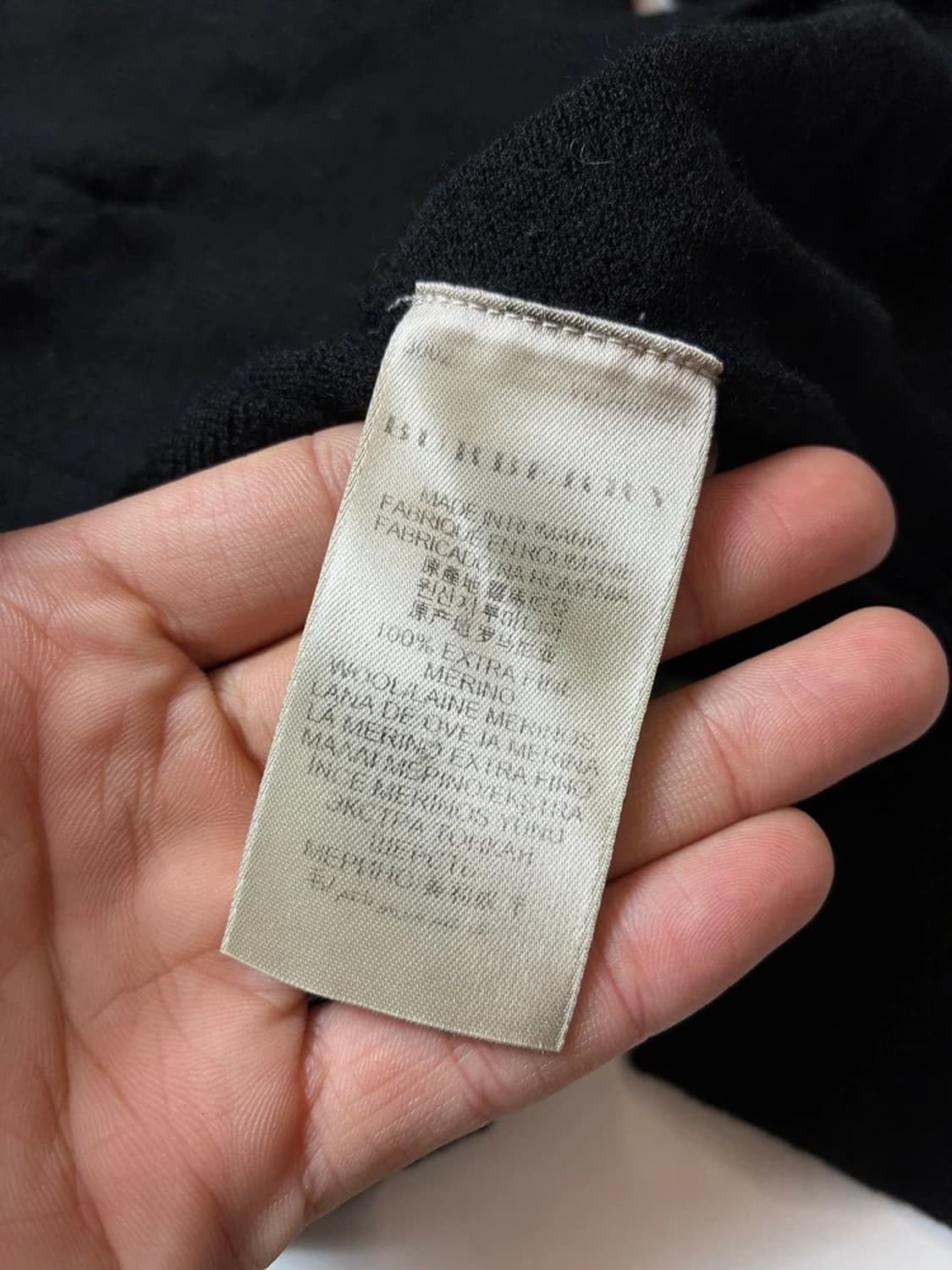 버버리 체크 트리밍 울 하프 지퍼 스웨터 PN8790 상품이미지7