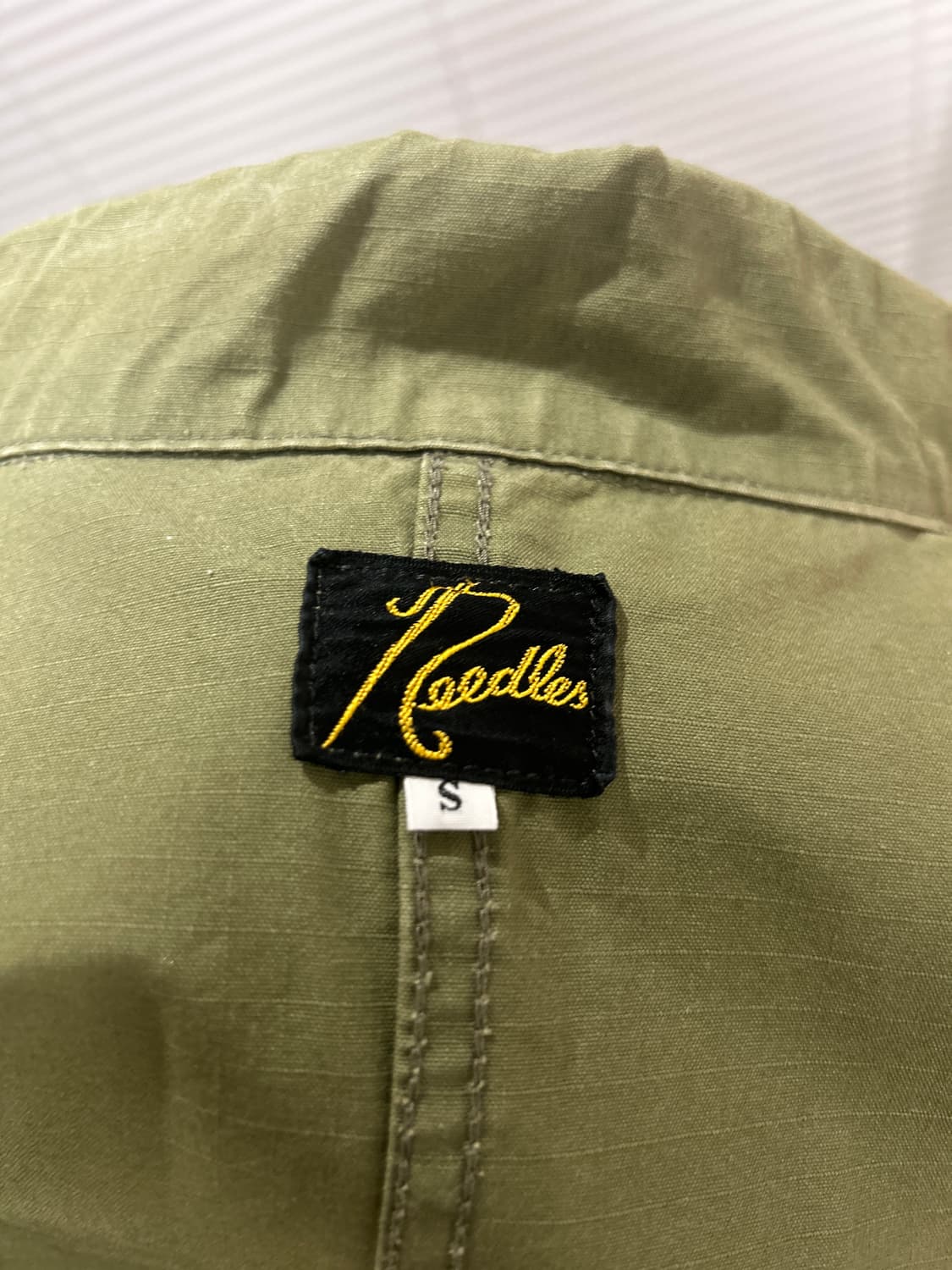 NEEDLES 니들즈 올리브 커버올 자켓 S 상품이미지6