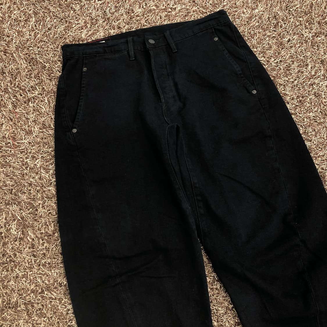 리바이스 엔지니어드진 LEJ 570 블랙 데님 팬츠 상품이미지3