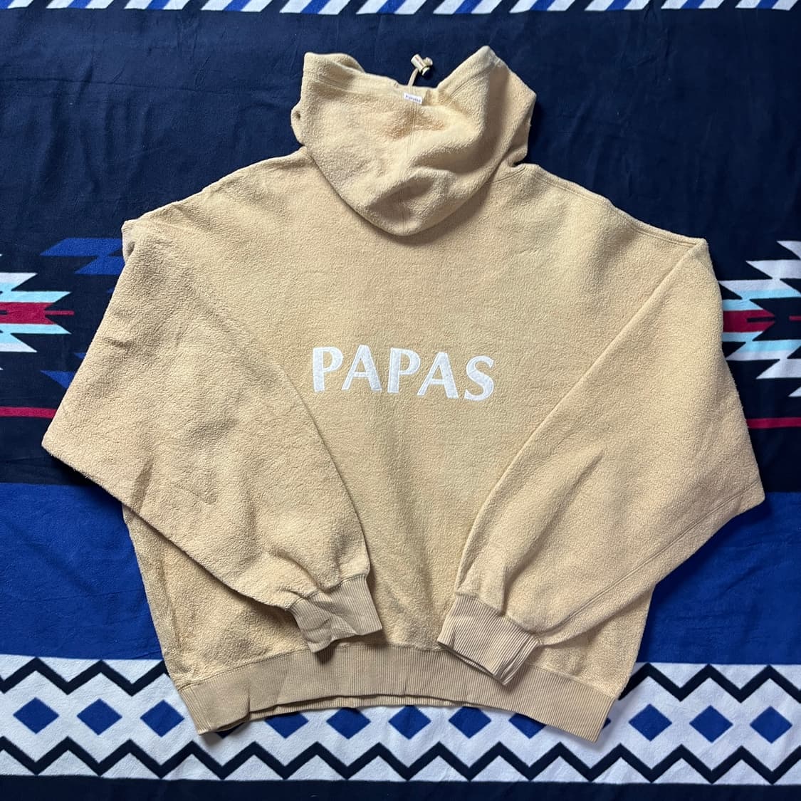 90S Papas 빅 로고 스웨트 풀오버 후드(실측확인) 상품이미지5