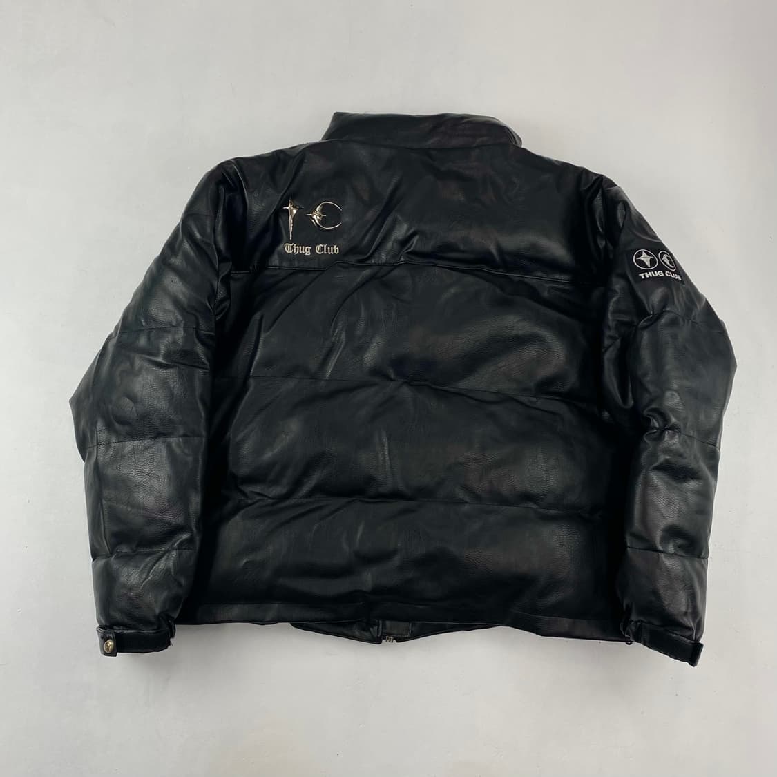 떠그클럽 레더 블랙 패딩 (103) 상품이미지2