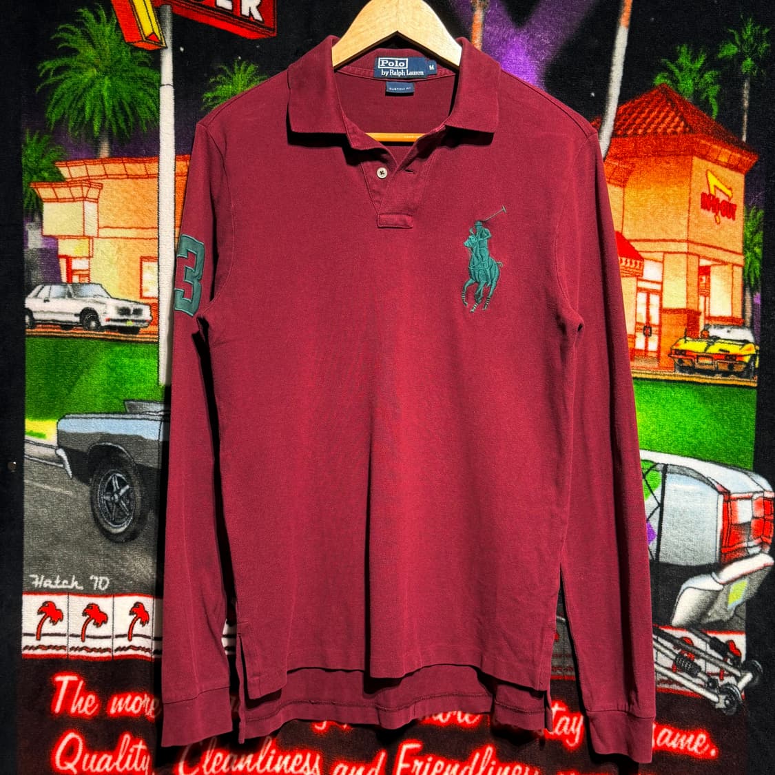 폴로랄프로렌 빅포니 긴팔 카라티 M 상품이미지1