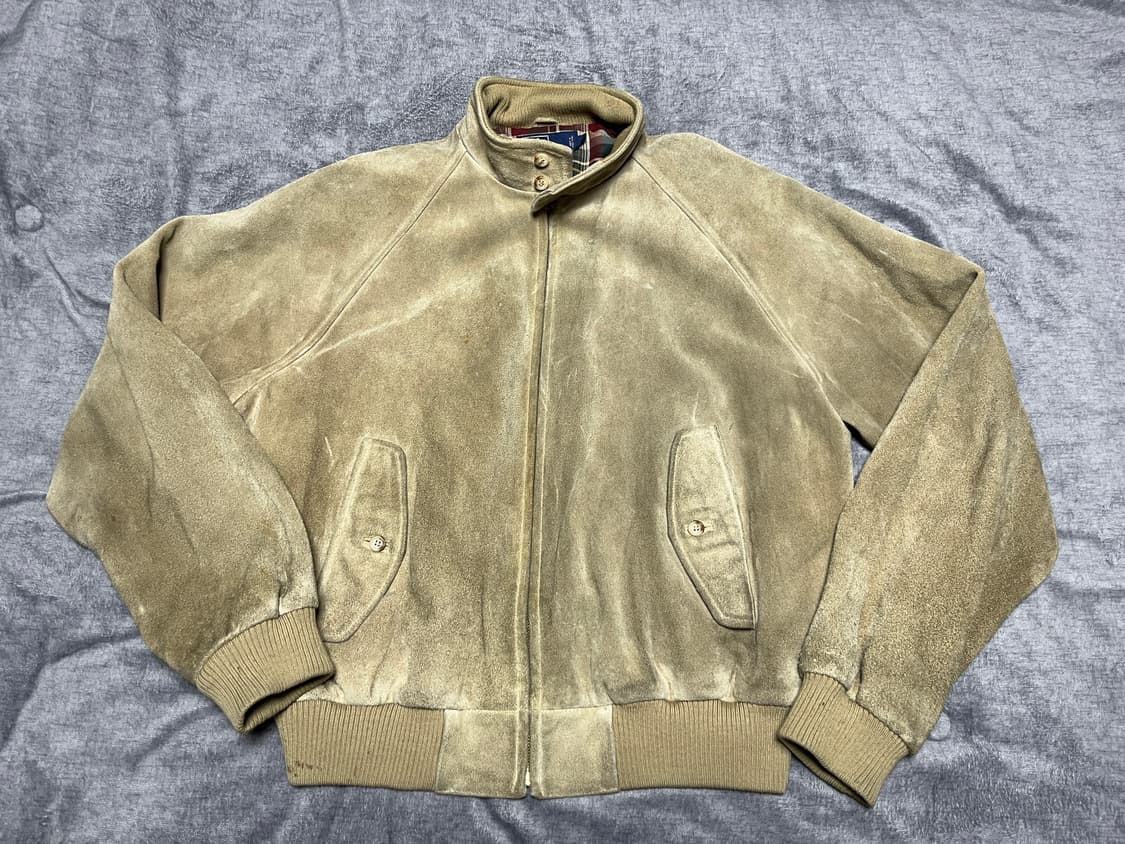 [L] 폴로 랄프로렌 90s 스웨이드 바라쿠타 해링턴 이종원 자켓 상품이미지3