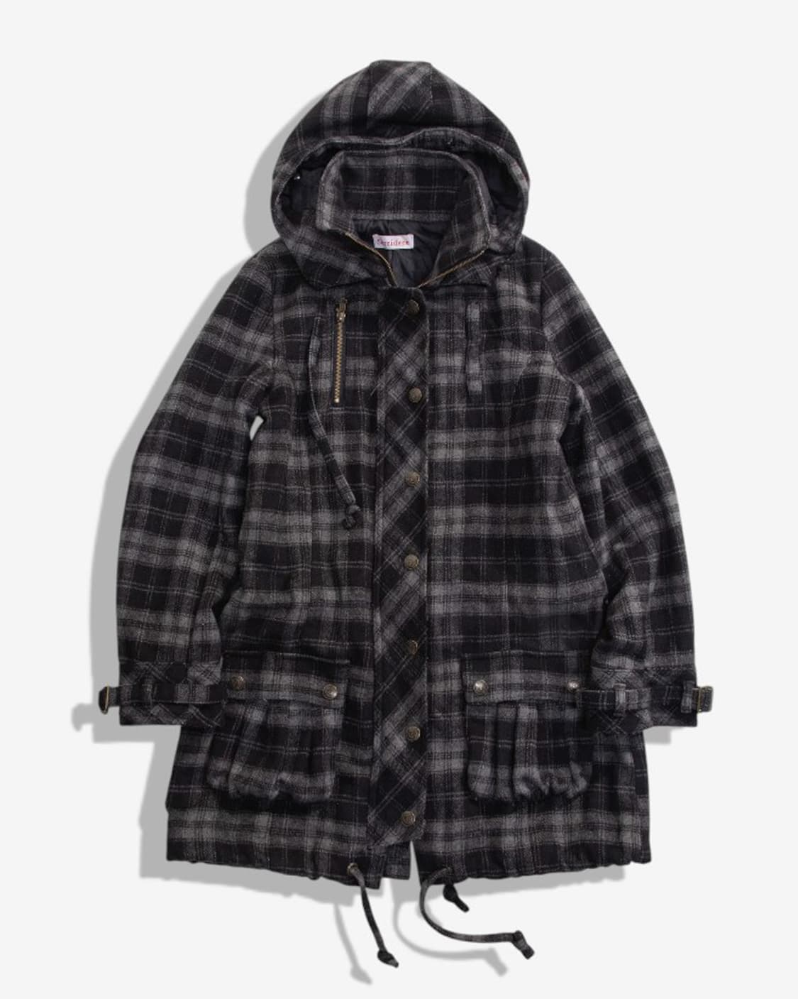 H-2730 Sorridere 체크 코트 상품이미지1