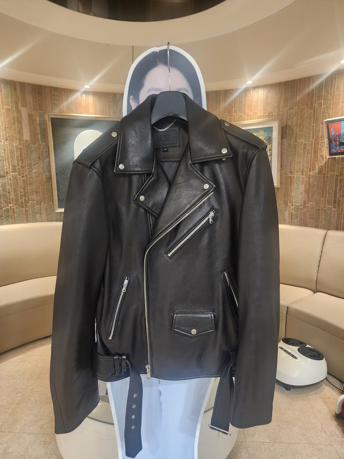 지오송지오 바이커가죽자켓 상품이미지1