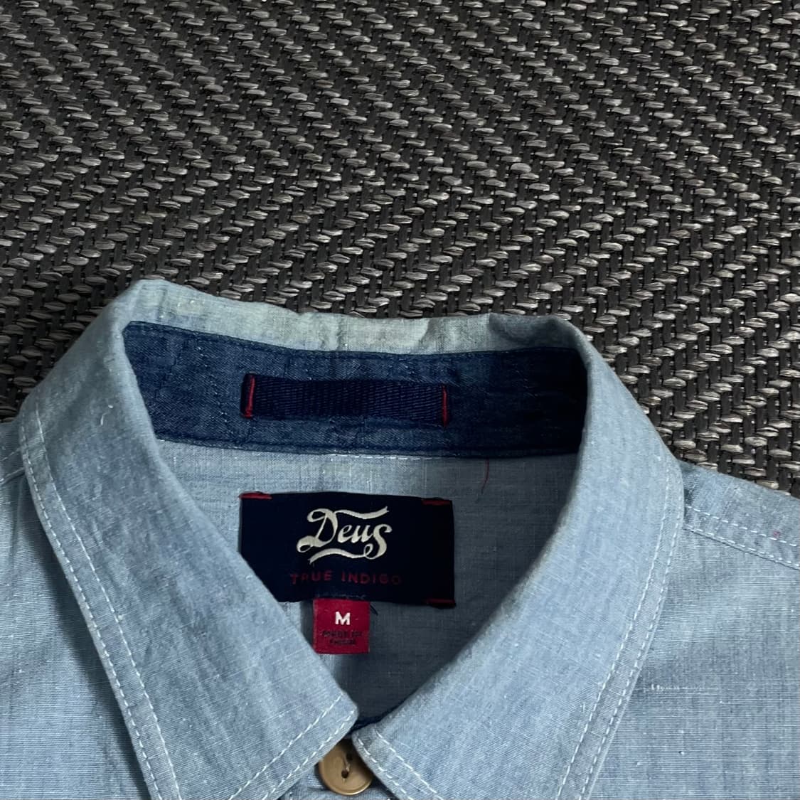 데우스 엑스 마키나 빅로고 샴브레이 데님 셔츠 y 3706 상품이미지5