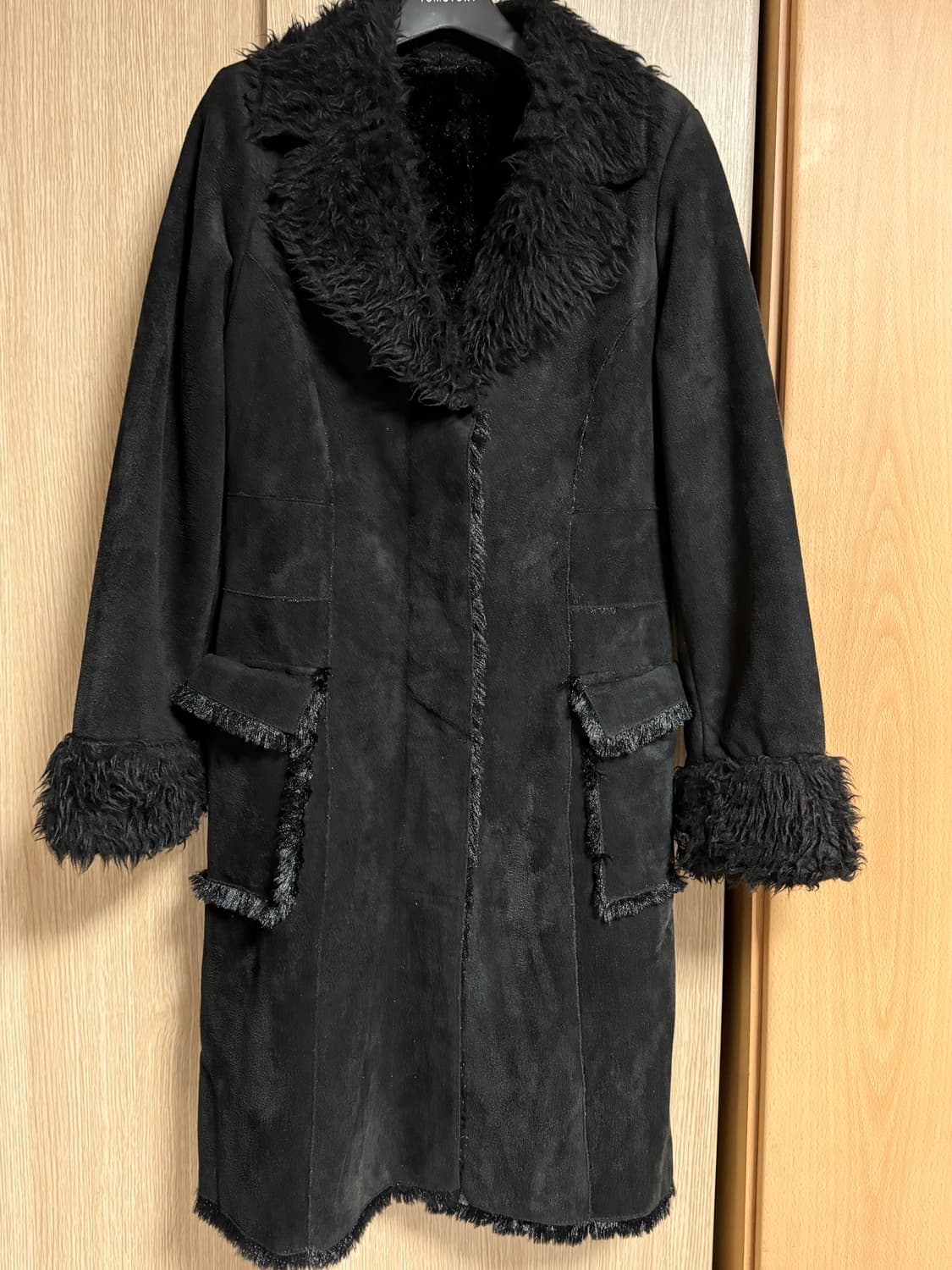 빈티지 롱 무스탕 코트 상품이미지1