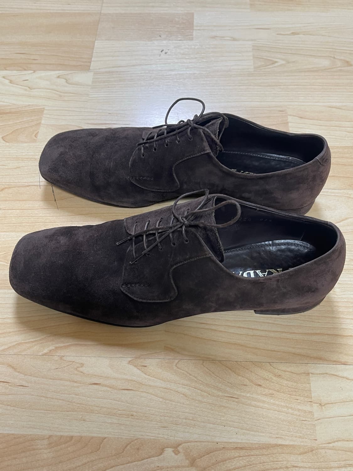 프라다 스웨이드 더비 로퍼 275 상품이미지2