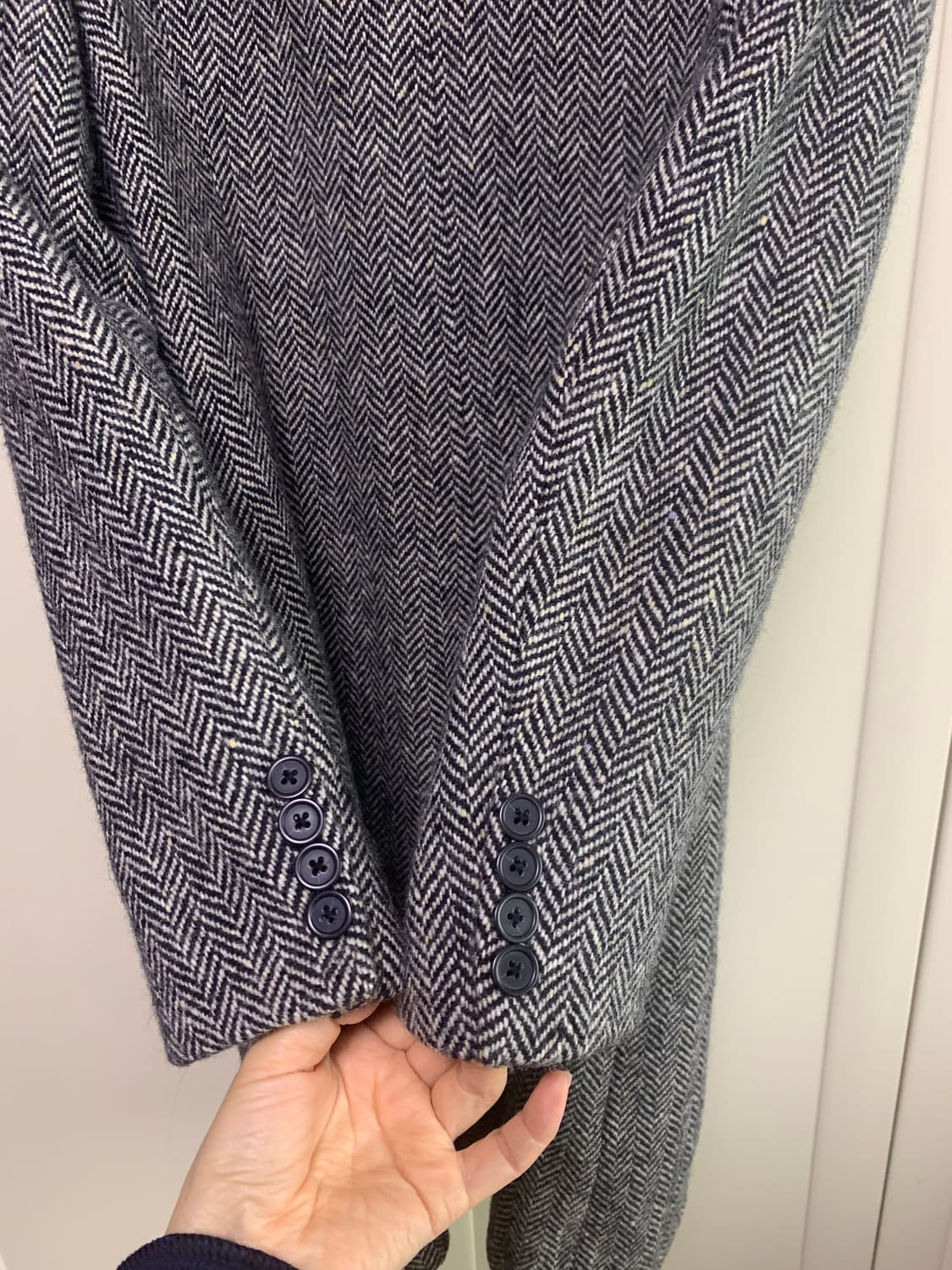 폴로 모직100헤링본코트  상품이미지4