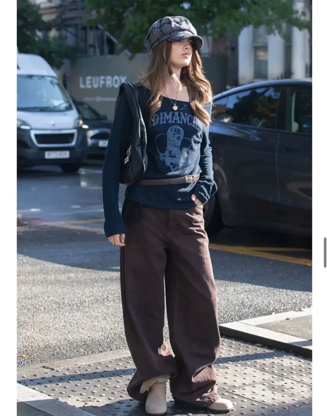 디망쉬 롱슬리브 네이비 상품이미지2