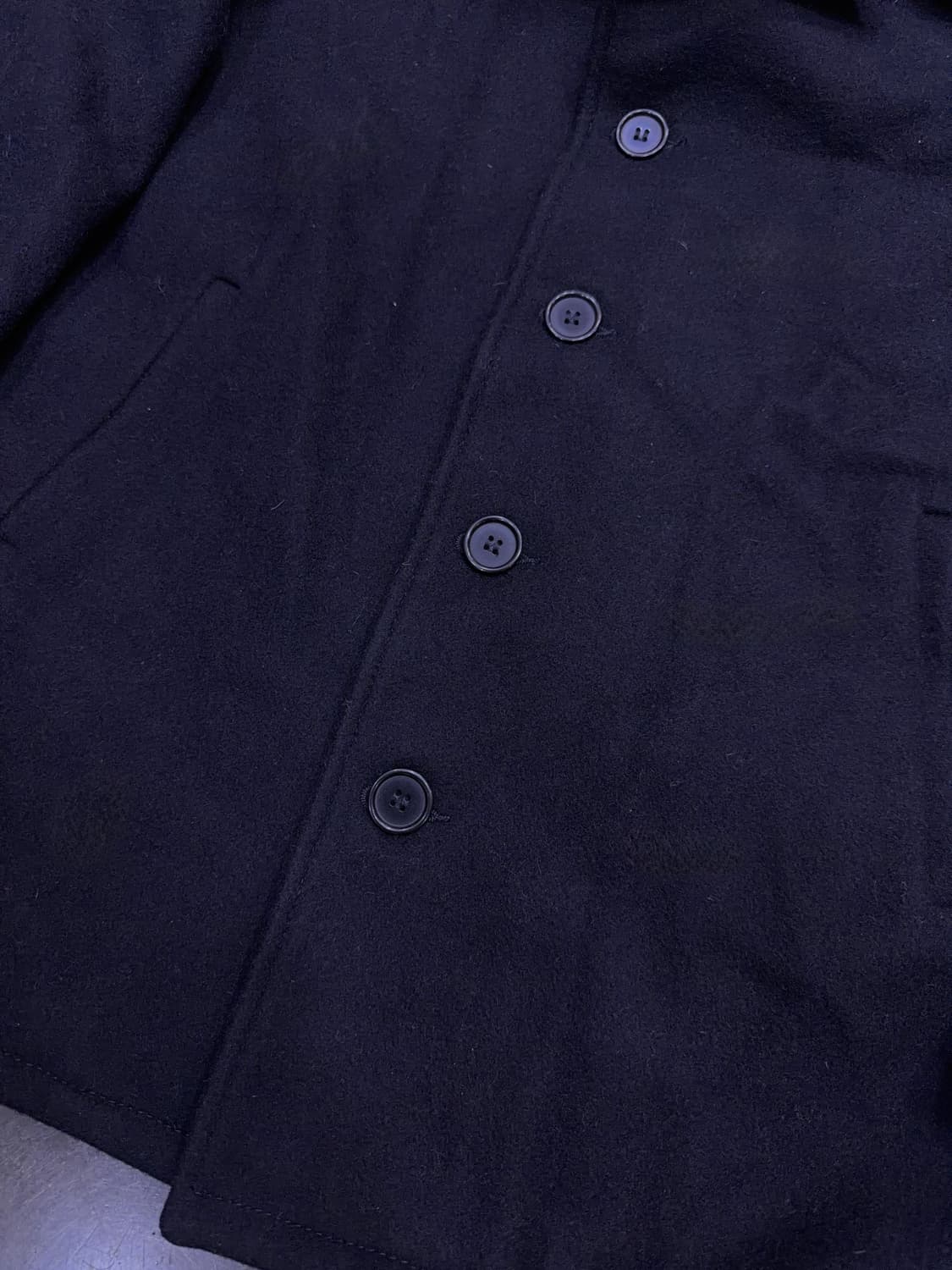 Schott 쇼트 NYC 울 싱글 해군 피코트 M 상품이미지5