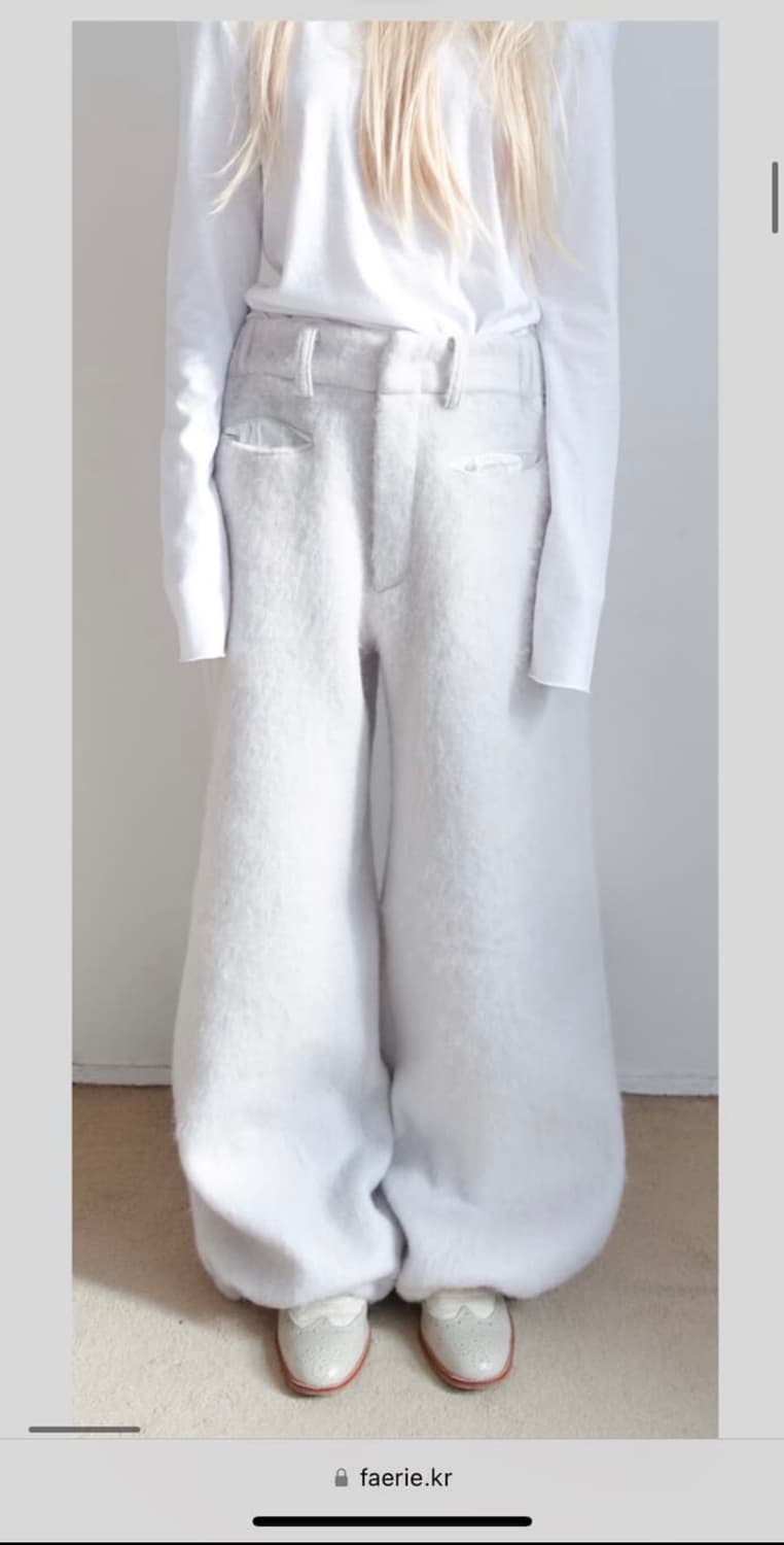 샵페어리 hairy wool maxi pants 상품이미지1
