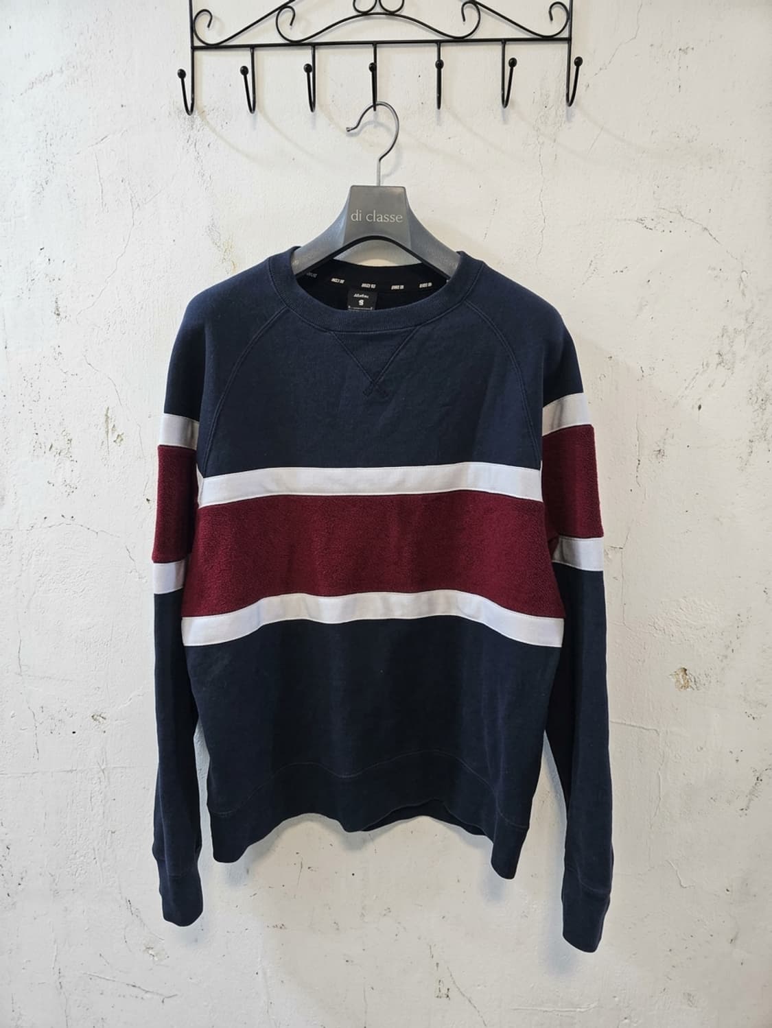 나이키 SB 스트라이프 컬러블럭 크루넥 맨투맨 XL 상품이미지1