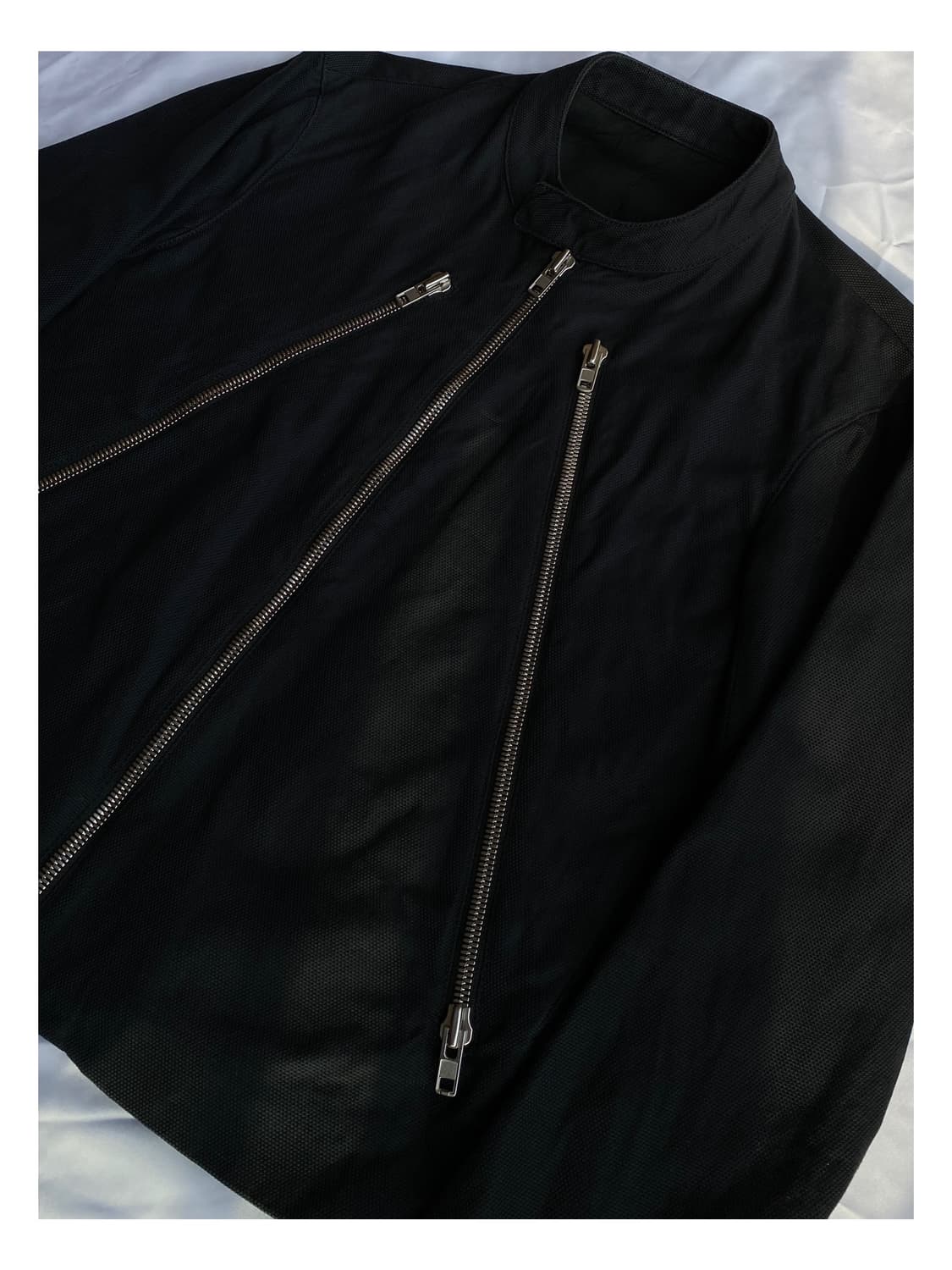 마틴 마르지엘라 08ss 5zip 바이커 자켓 아카이브 블루종 아티저널 상품이미지3