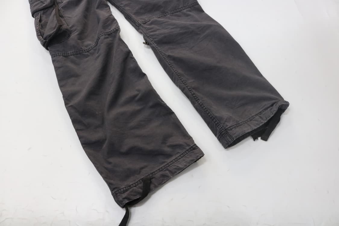 빈티지 차콜 그레이 멀티 포켓 카고 팬츠 상품이미지10