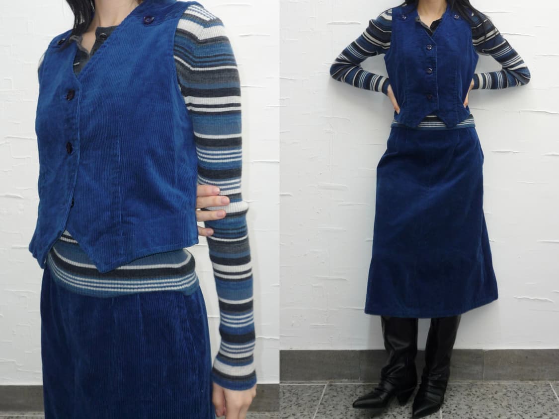 cobalt corduroy set 상품이미지1