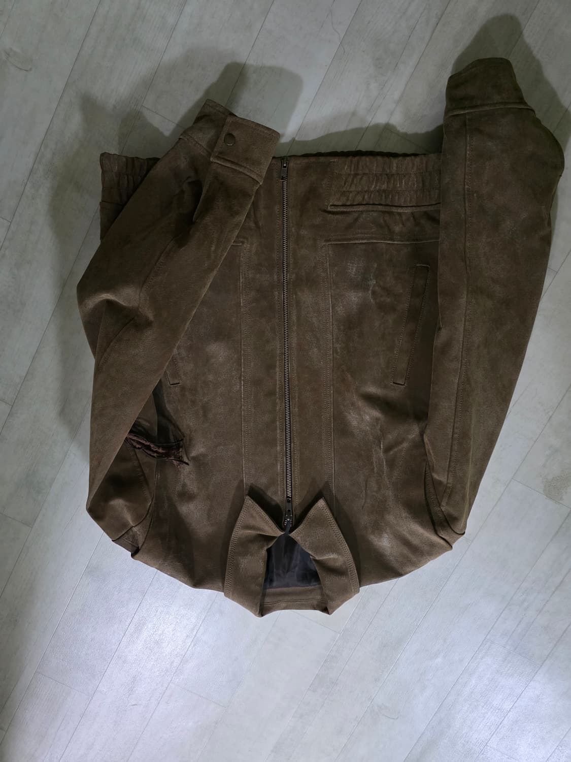 엘무드 토바코 리얼 스웨이드 자켓 46 상품이미지2