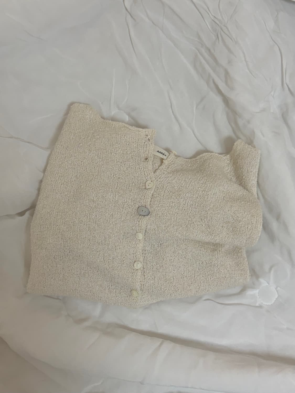 (무배) 어랜 Emma knit cardigan_cream   상품이미지2