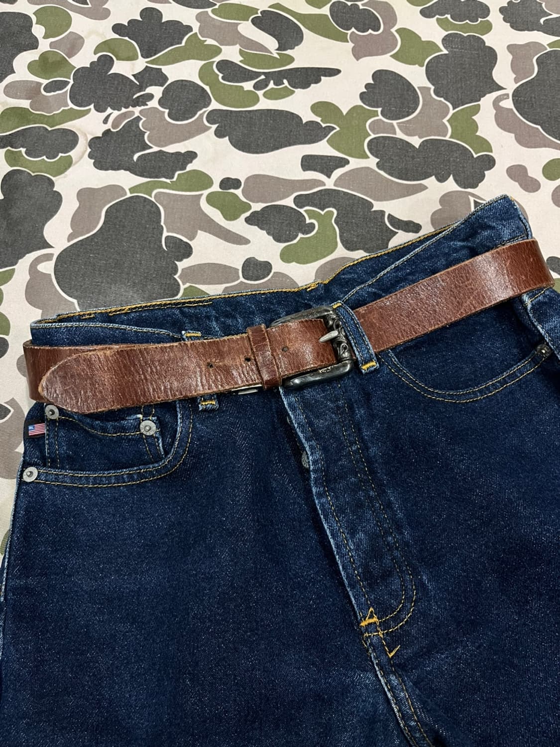 Vintage Leather Belt 상품이미지1