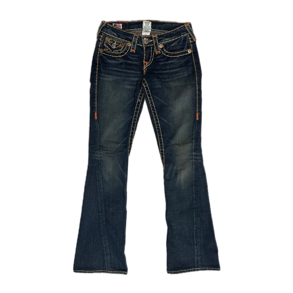 True Religion 트루릴리전 옐로 워싱 부츠컷 상품이미지1